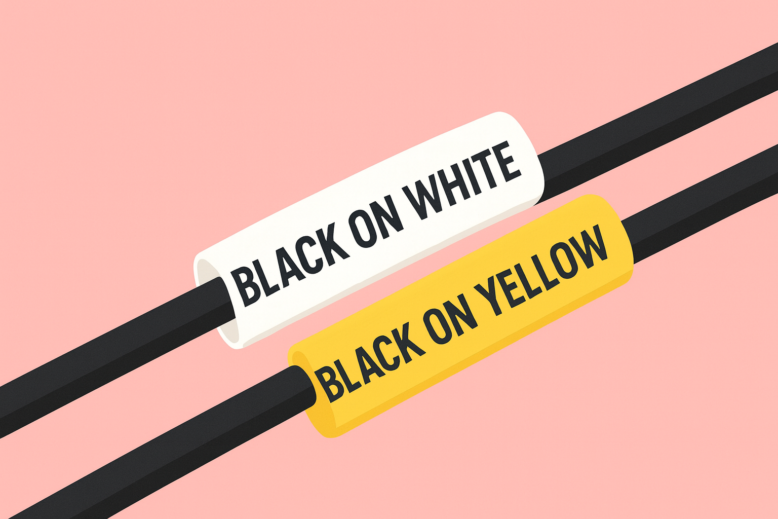 Gaines thermorétractables Dymo – marquage professionnel des câbles