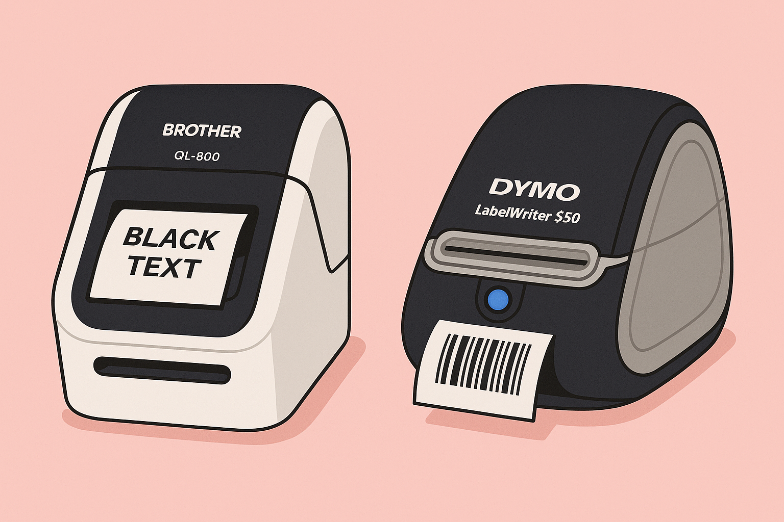 Brother QL-800 – alternative intelligente au Dymo LabelWriter 550