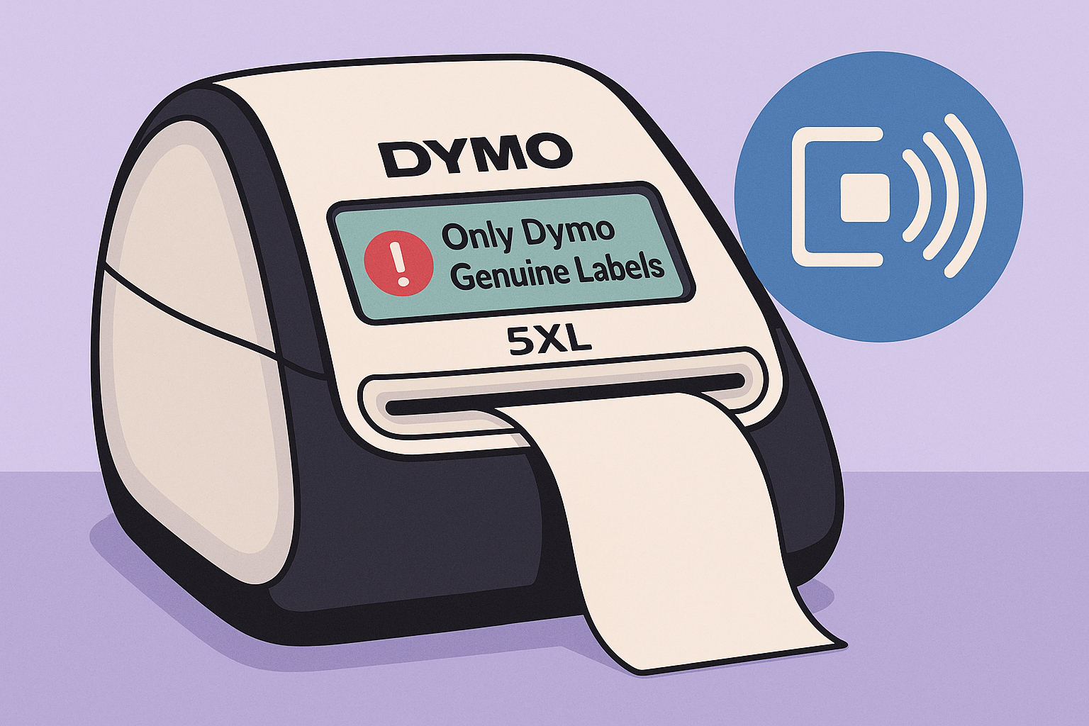Erreur Dymo 550 / 5XL : « Étiquettes Dymo originales uniquement » – solution