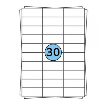 Étiquettes en planches A4