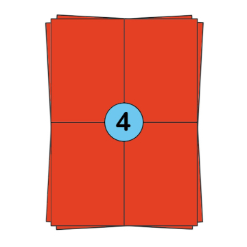 Étiquettes en planches A4