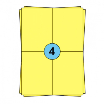 Étiquettes en planches A4