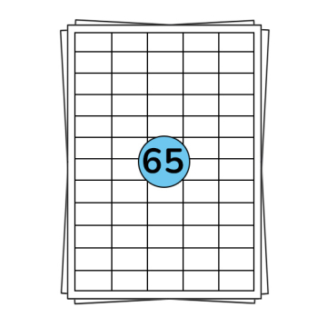 Étiquettes en planches A4