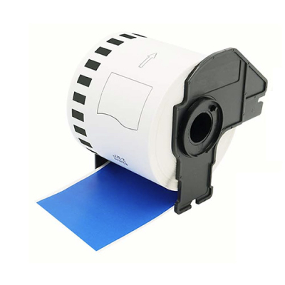 Étiquettes compatibles jaunes Brother DK-22205