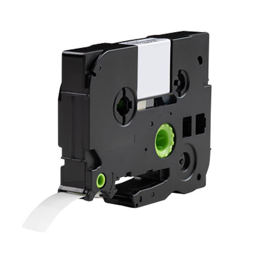 Ruban à lettres compatible Brother TZe-134, doré sur transparent, 12 mm