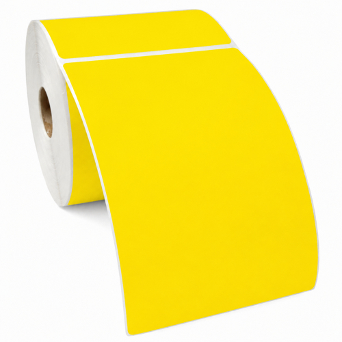Étiquettes compatibles Zebra jaunes, 102 x 210 mm, 810 étiquettes